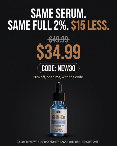 2% GHC-Cu Copper Peptide Serum