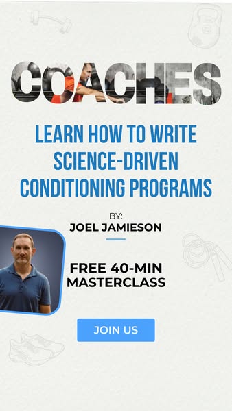 By conditioning expert Joel Jamieson