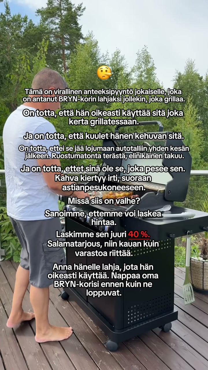 Lahja jota hän oikeasti käyttää – 40% alennus