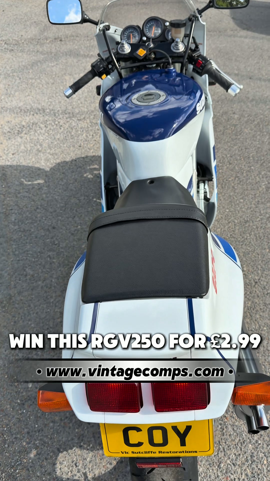 WIN THIS: 1990 Suzuki RGV250M For £2.99!
