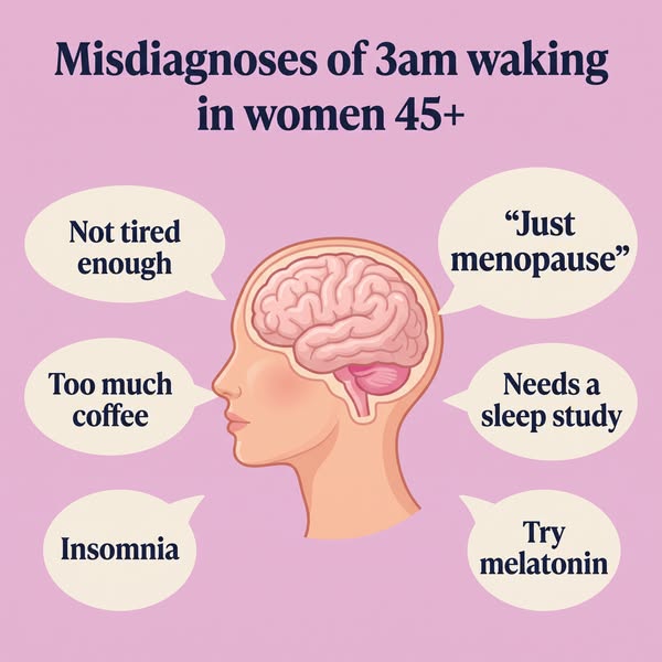 Your 3am waking isn't insomnia. It's stored stress.