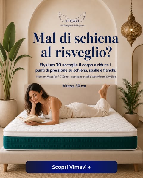 Il materasso che sostiene davvero la tua schiena