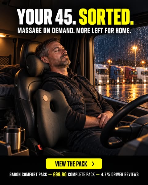 Baron Comfort Pack | HGV Seat Support & Massage UK