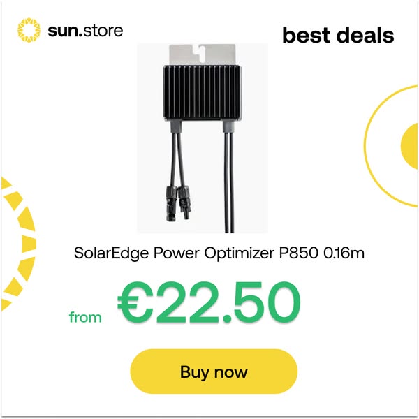 SolarEdge Power Optimizer P850 0.16m