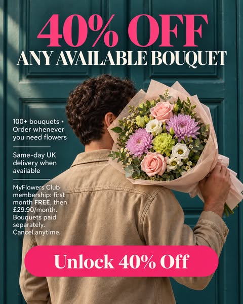 £9.90 Any Bouquets