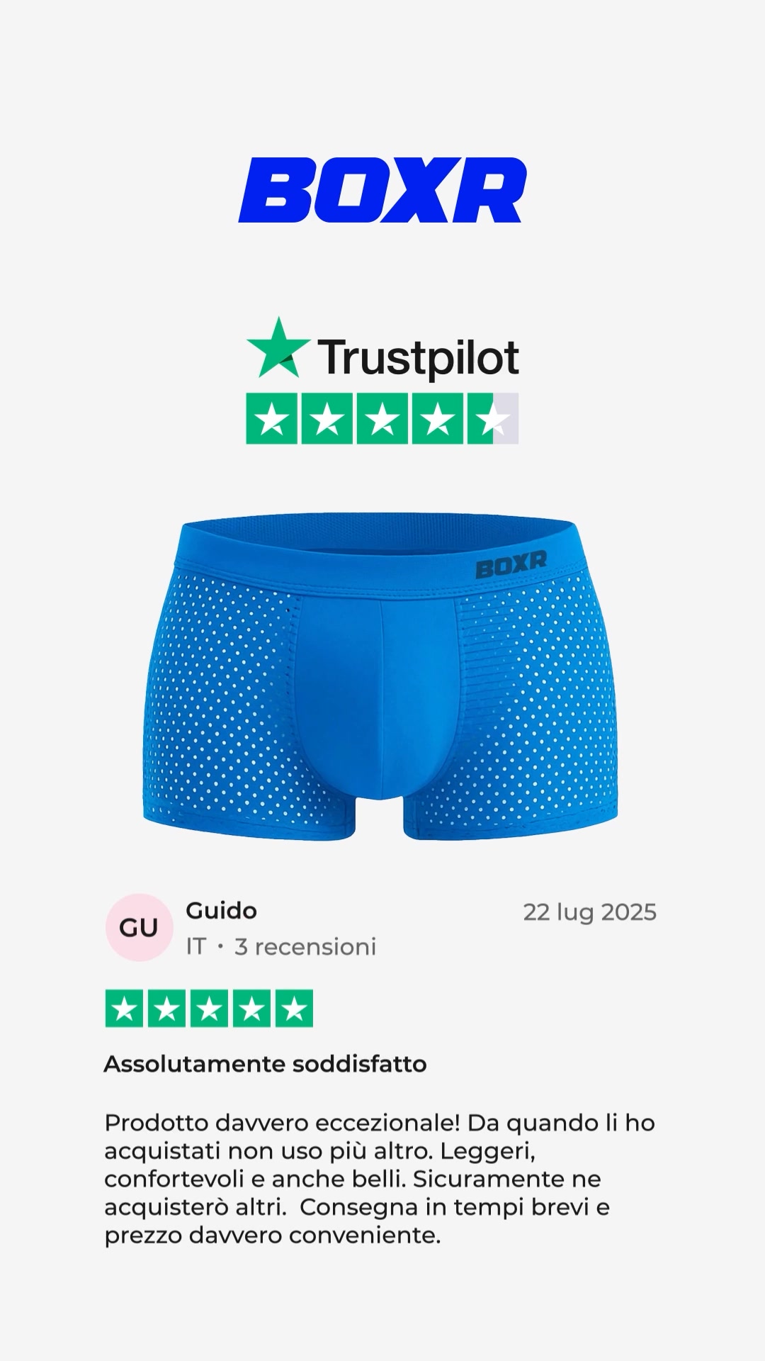 Scelto da oltre 30.000 uomini