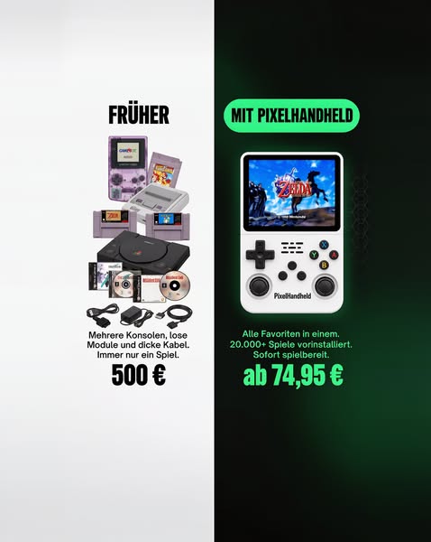 20.000+ Spiele · Fast jede Konsole