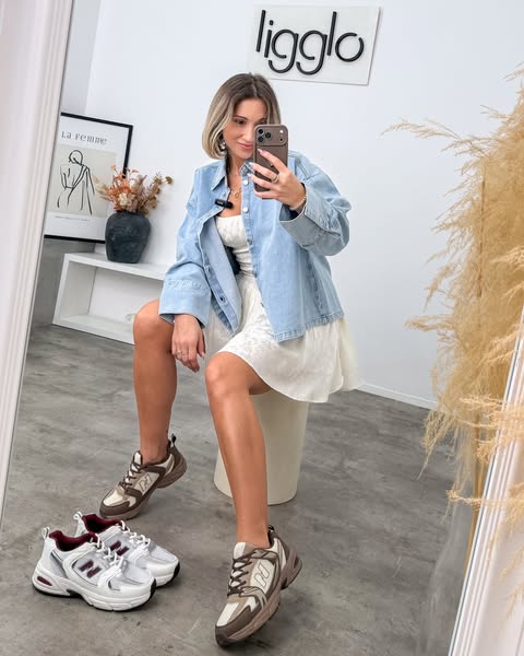 Καφέ Chunky Sneakers με Mesh και Πολυεπίπεδη Κατασκευή