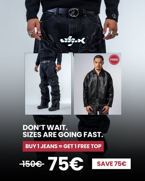 FLARE FIT ZIPPED JEAN FLAMES