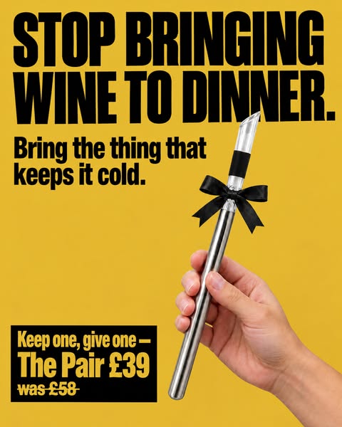 Stop bringing wine to dinner