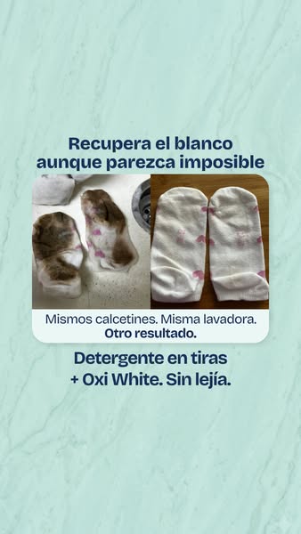 Recupera tus blancos, sin lejía