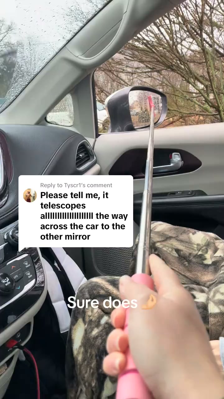 Retractable Car Rearview Mirror Wiper