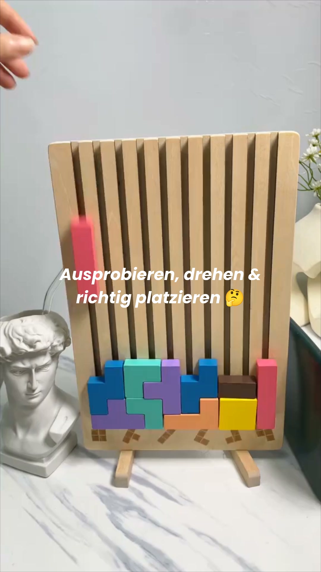 Unser beliebtes Montessori Holz-Tetris ist wieder verfügbar