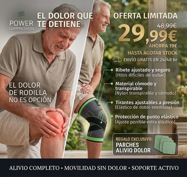2x1 en Rodilleras + Parches GRATIS