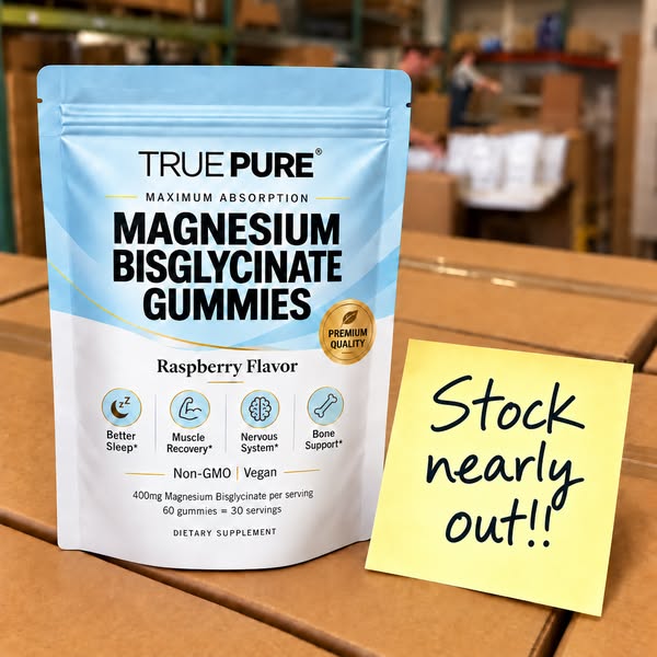 Try TRUE PURE Magnesium Bisglycinate Gummies today.