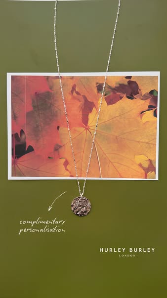 Hammered Disc Necklace