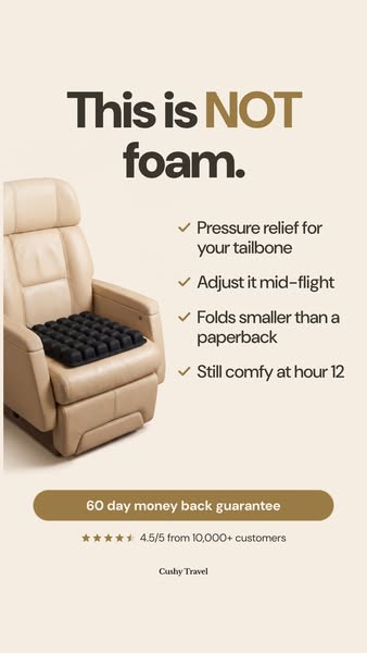 The Perfect Travel Seat Cushion