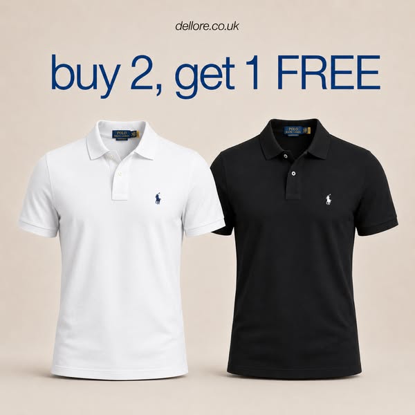 Buy 2 Polos, Get 1 FREE