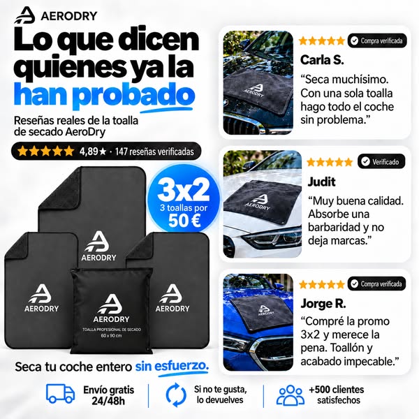 3x2 en TOALLAS + ENVIO GRATIS