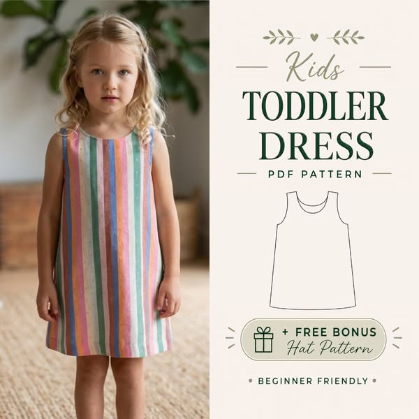 90% Off Toddler Dress Sewing Pattern