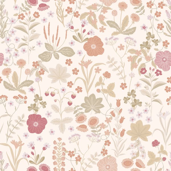 Summer Gray - Blomstre - Soft Pink