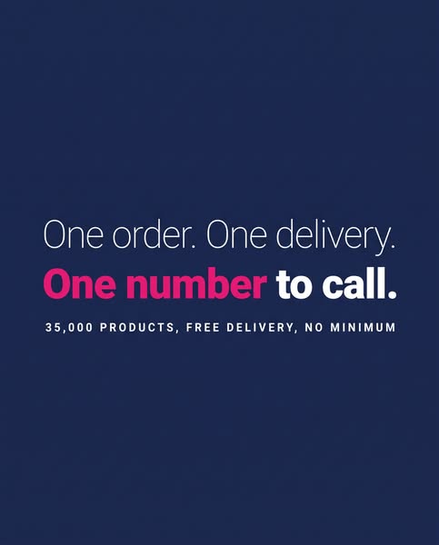Free delivery. No minimum.