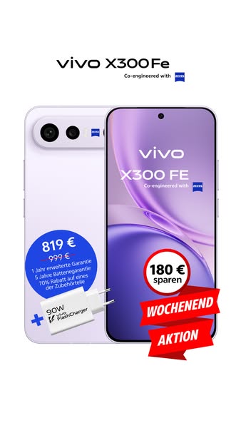 vivo X300 FE statt 999€ nur 819€