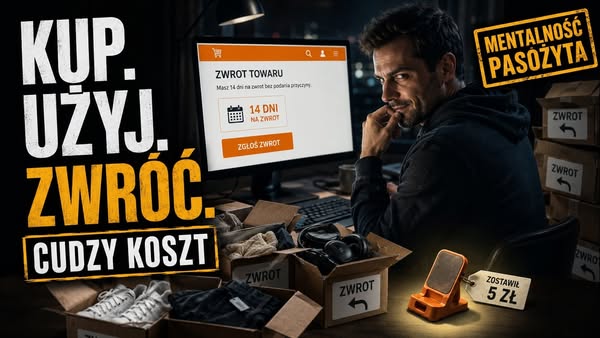 Kup. Użyj. Zwróć. Darmowa dostawa, cudzy koszt.