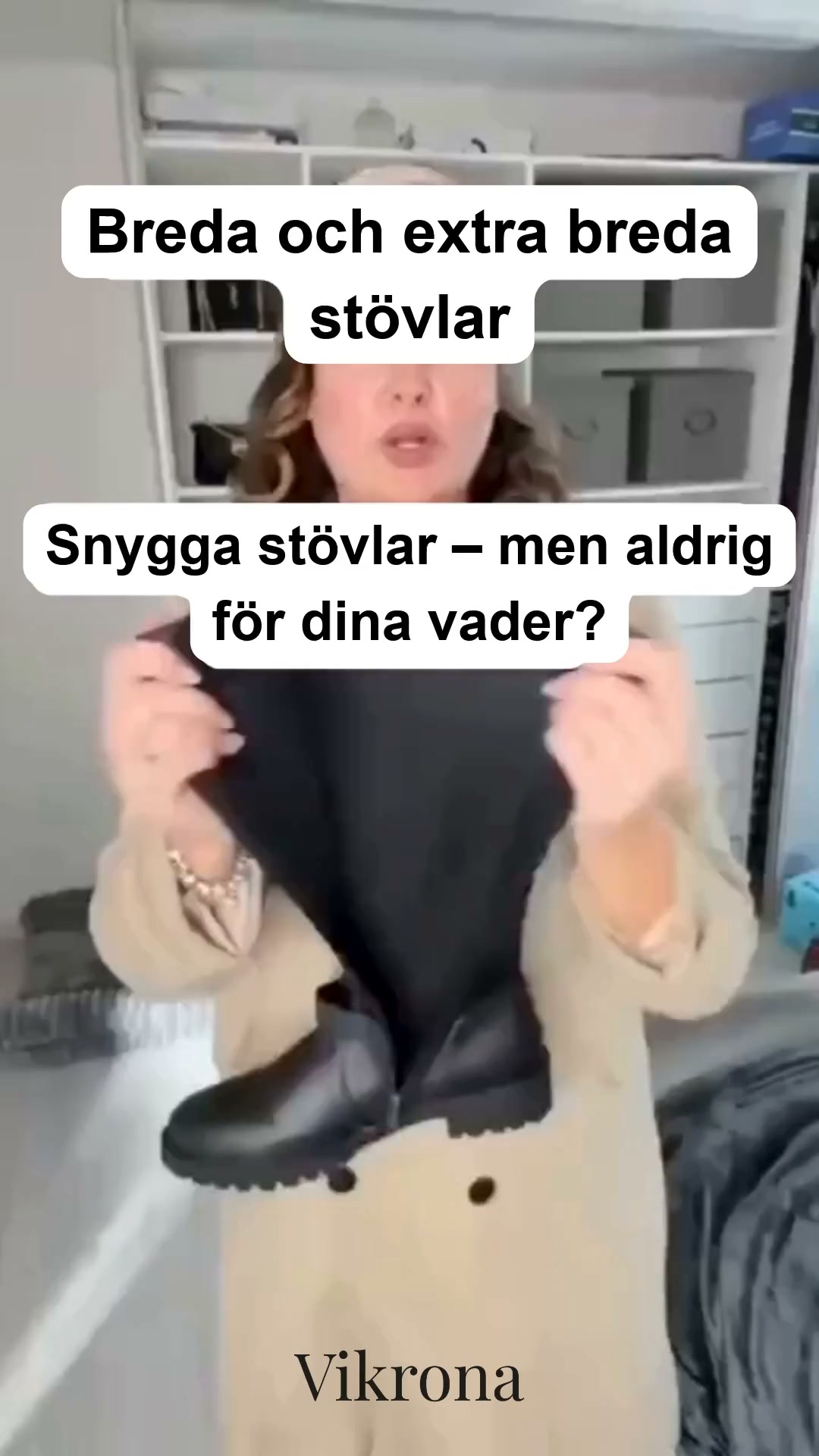 Stövlar med flexibel passform