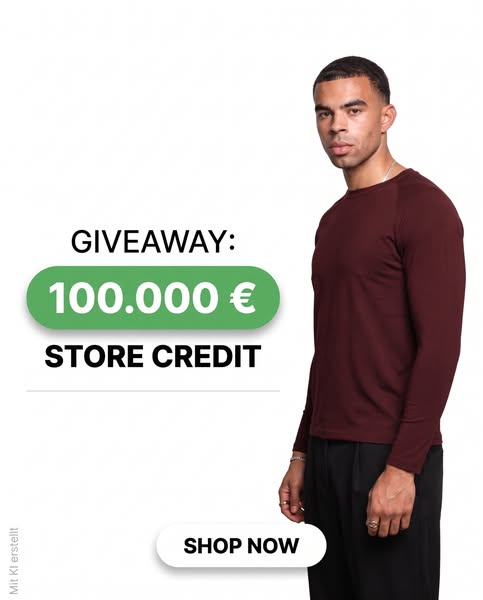 100.000 € STORE CREDIT ZU GEWINNEN