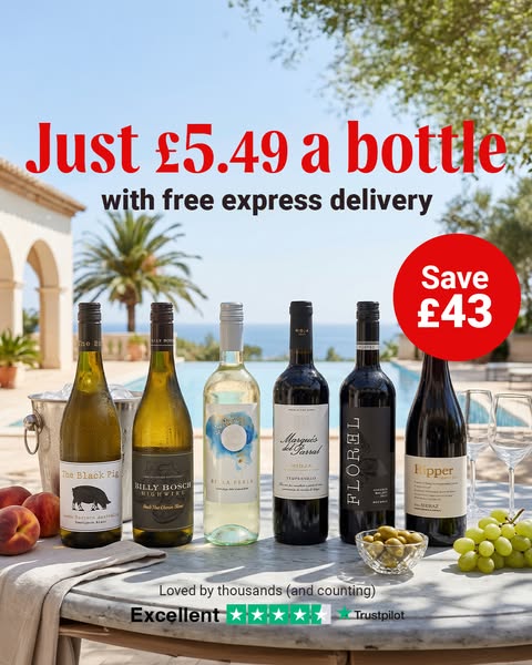 Six Bottles For £32.94