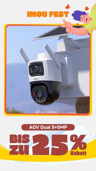 Seguridad de doble lente 10MP con batería continua
