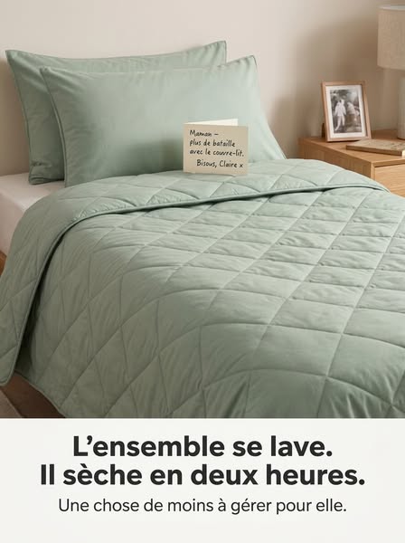 EasySleep® – La couette 2-en-1 à séchage rapide qui remplace vos draps
