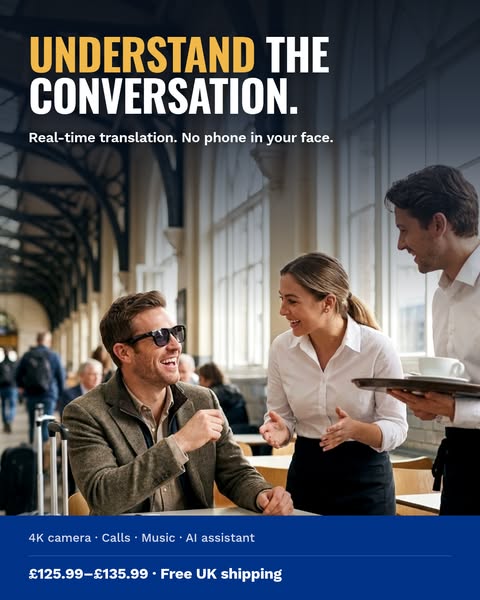 Real-Time Translation Smart Glasses