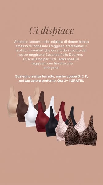 2 + 1 GRATIS · Senza ferretto