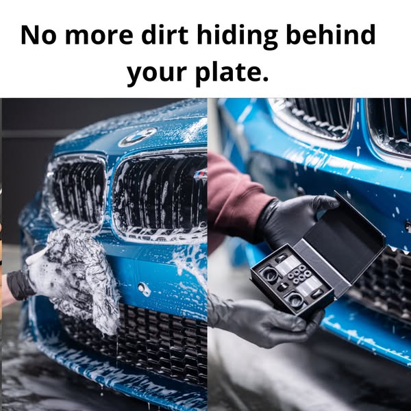 Pop License Plates in SECONDS