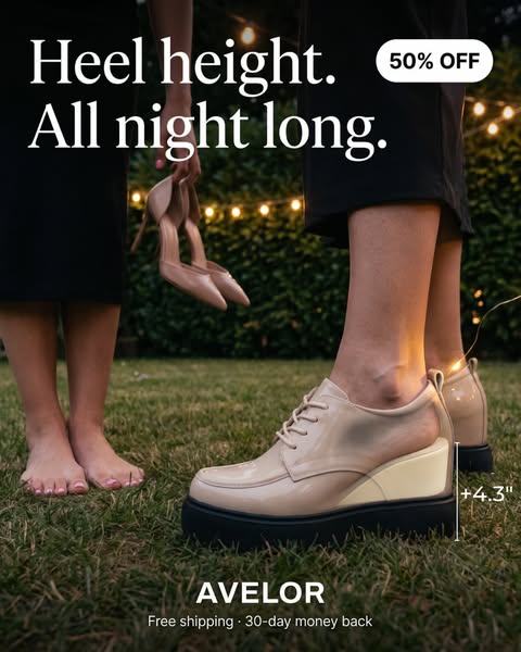 Taller Next to Him. No Heels Needed.