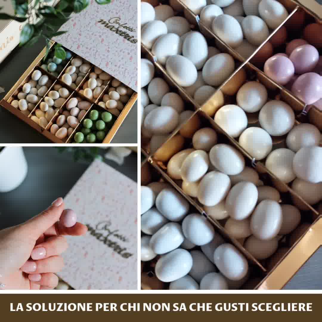 Assaggiali prima di ordinare i confetti per il tuo evento