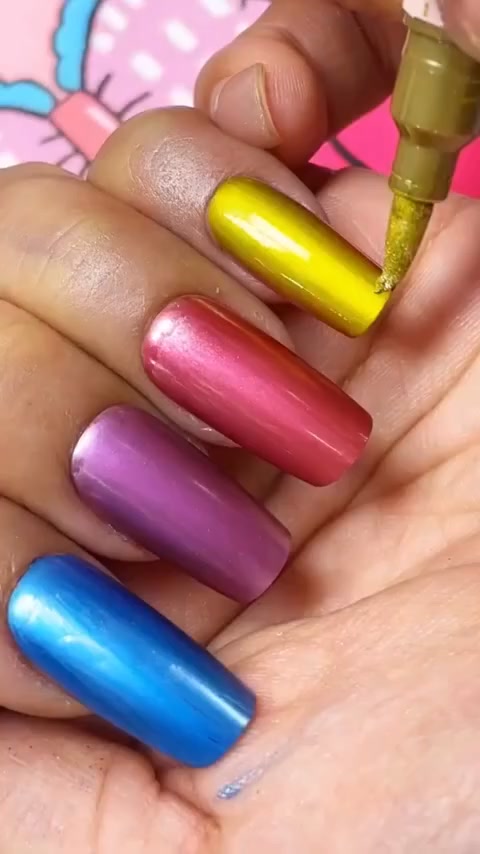 12/24‑Color 3D DIY Nail‑Art Marker Set