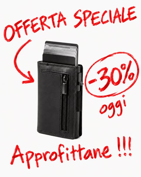 30% + Portachiavi in omaggio