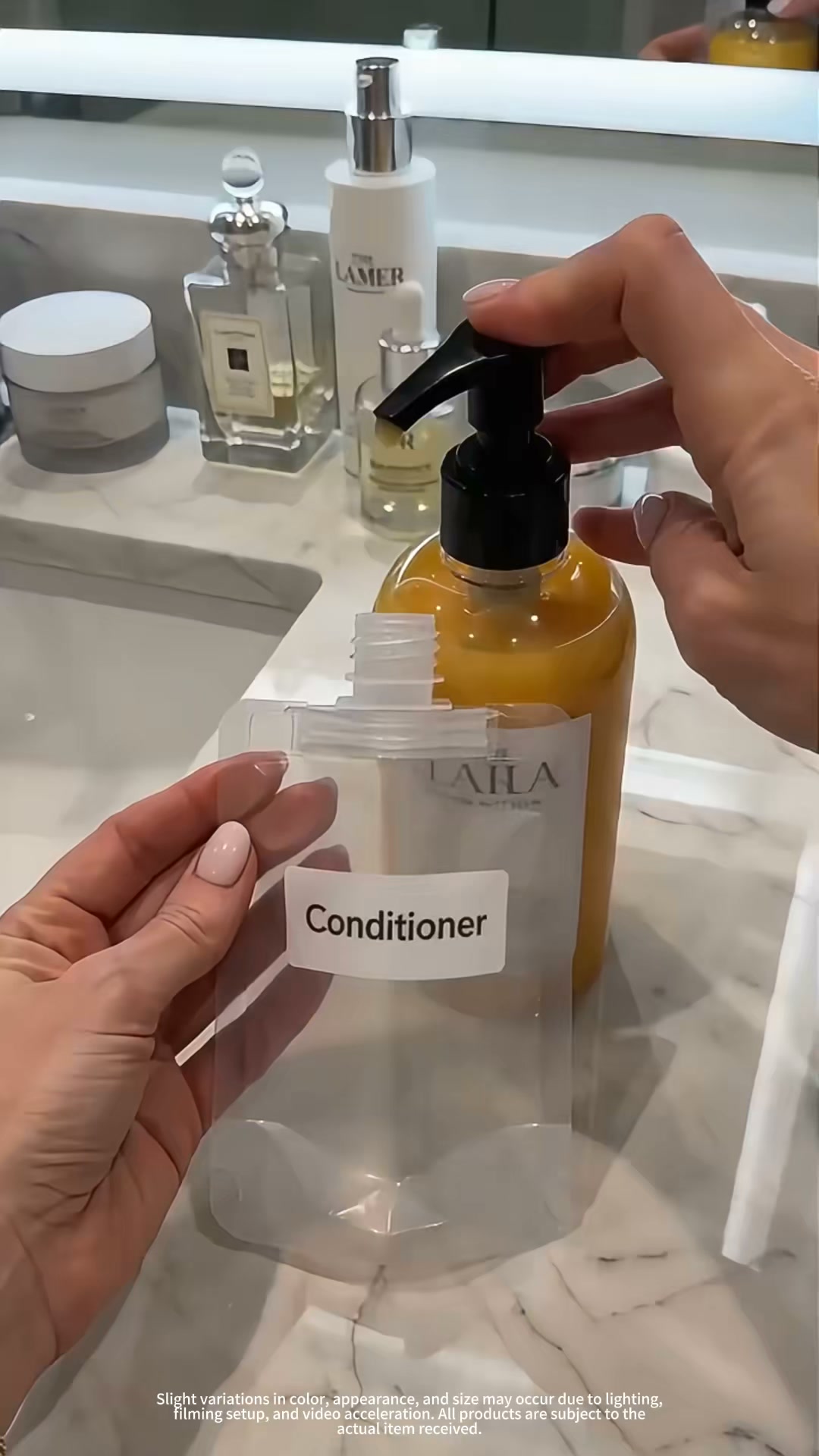 Portable Travel Fluid Makeup Packing Bag
