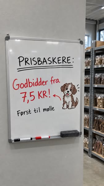 Godbidder fra 7,5 kr.