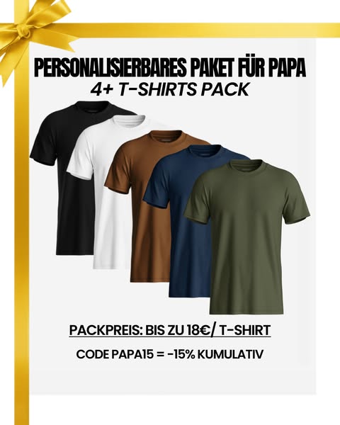15% mit dem Code PAPA15