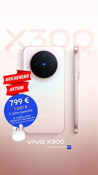 Wochenend-Aktion. Nur 799€