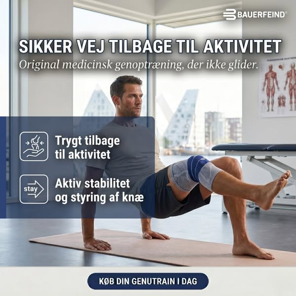 Europas mest solgte knæbandage — prøv den selv