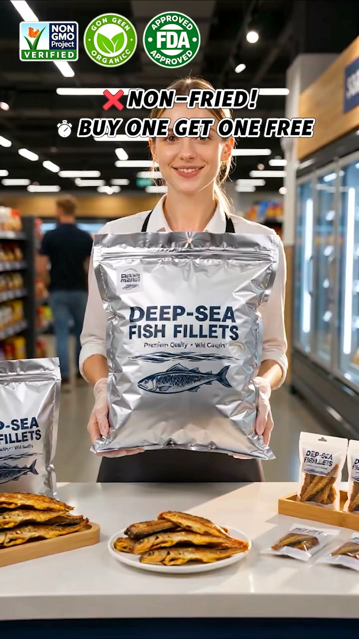 Crave midnight snacks without the guilt? Try these crispy deep-sea fish crisps!