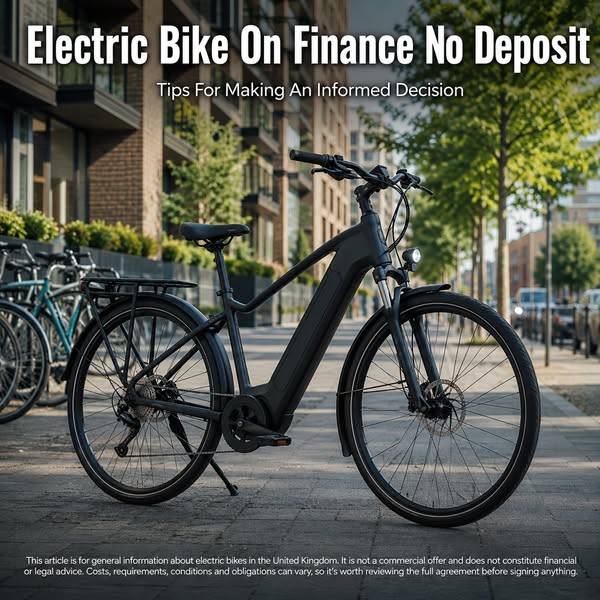 Electric Bike On Finance No Deposit