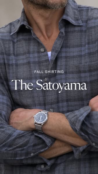 Woven in Japan on a vintage Rapier loom, this lightweight flannel has a loose, breathable weave that makes it ideal for wearing alone or lay