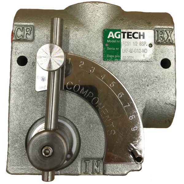 Trójdrożny Regulator Dzielnik Przepływu Bez Zaworu G1/2" 60l Fc51 85036034