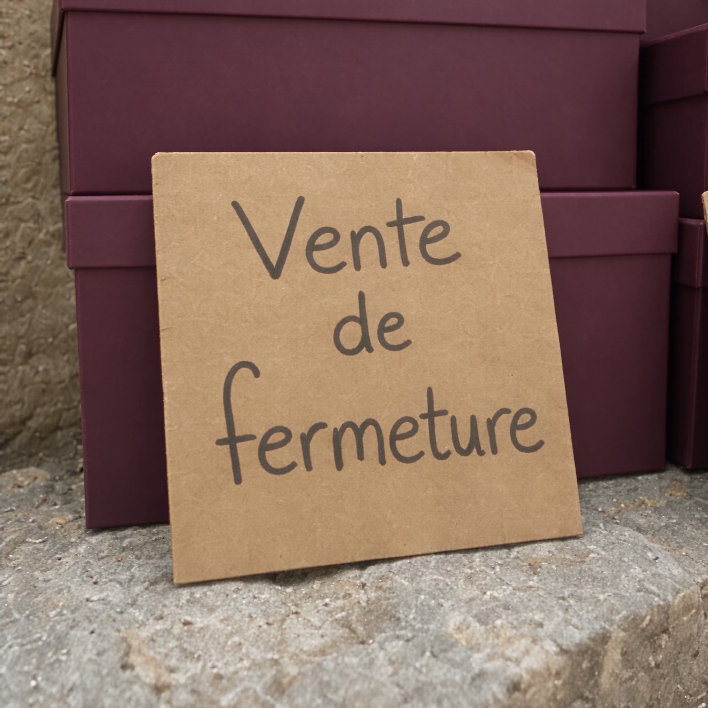 Nous fermons nos portes